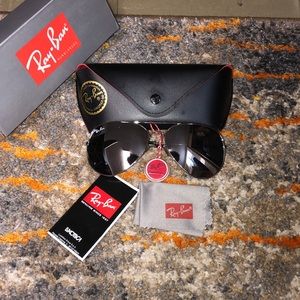 Ray-Bans sliver mirrored custom aviators